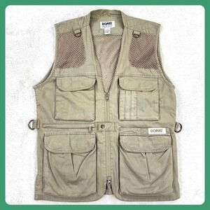 DOMKE PhoTOGS Photographer Vest Men's SMALL Khaki Utility Multi Pocket Photo